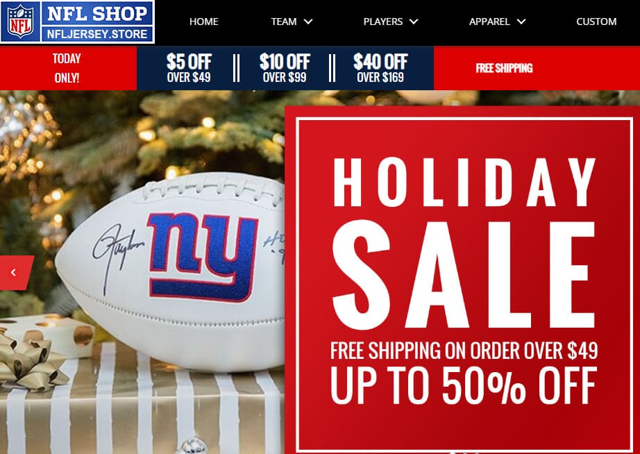 nfl jersey store