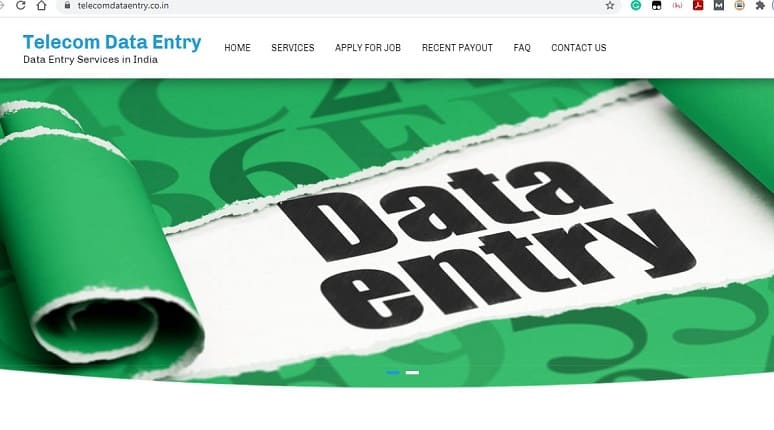 Telecomdataentry Image