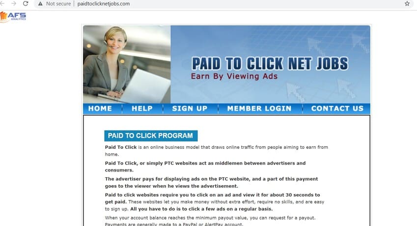Paidtoclicknetjobs Review
