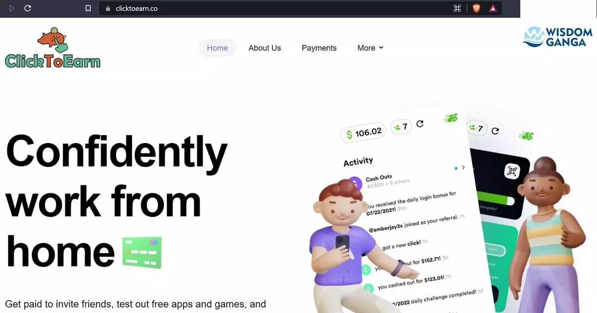 Clicktoearn Image