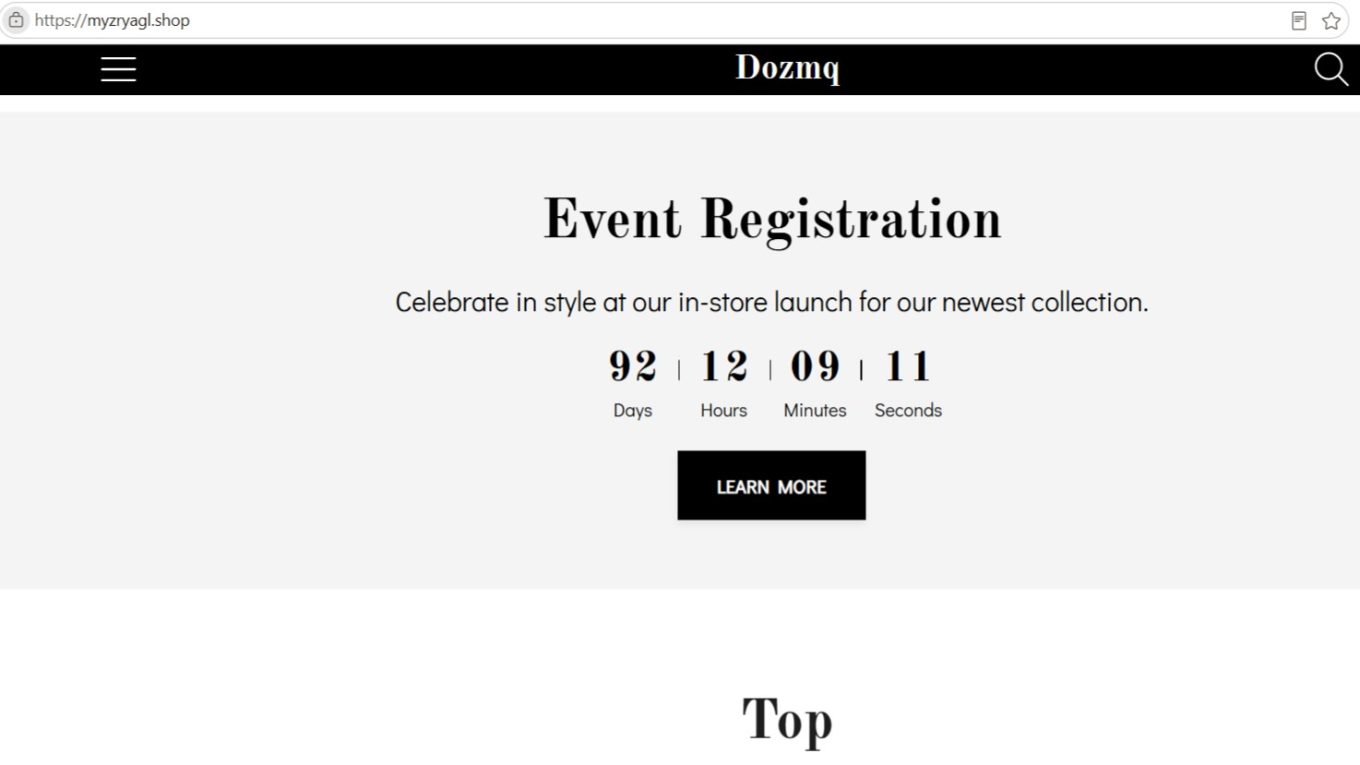Myzryagl.shop Scam