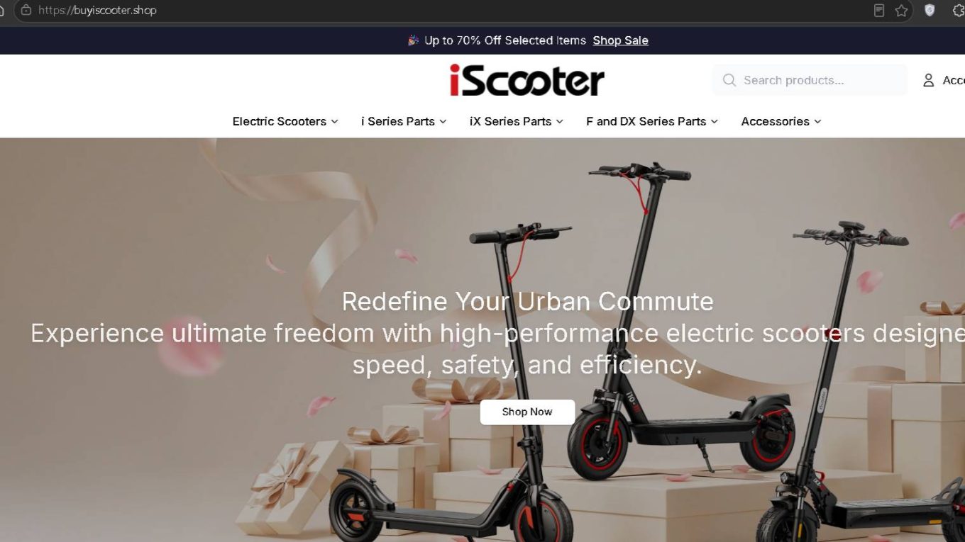 Buyiscooter.shop Scam