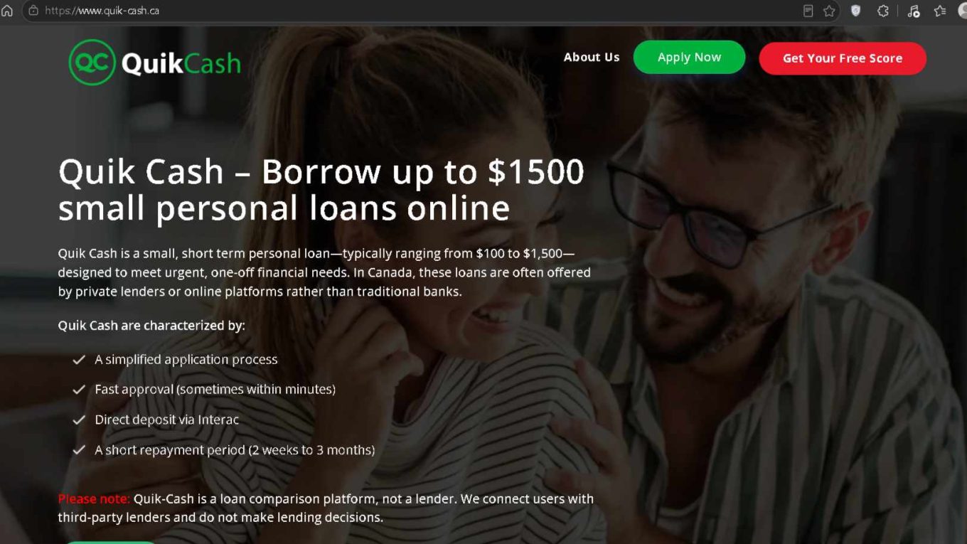 Quik‑Cash.ca Scam