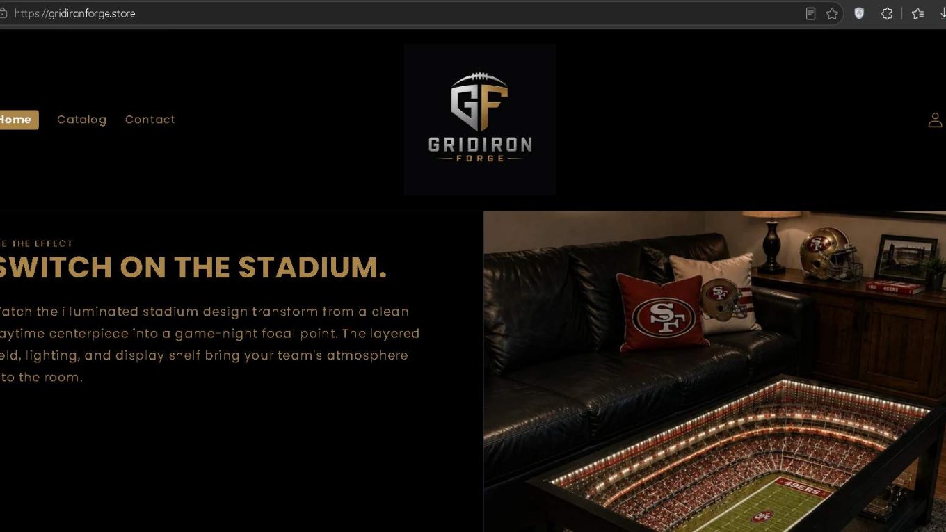 Gridironforge.store Scam Review