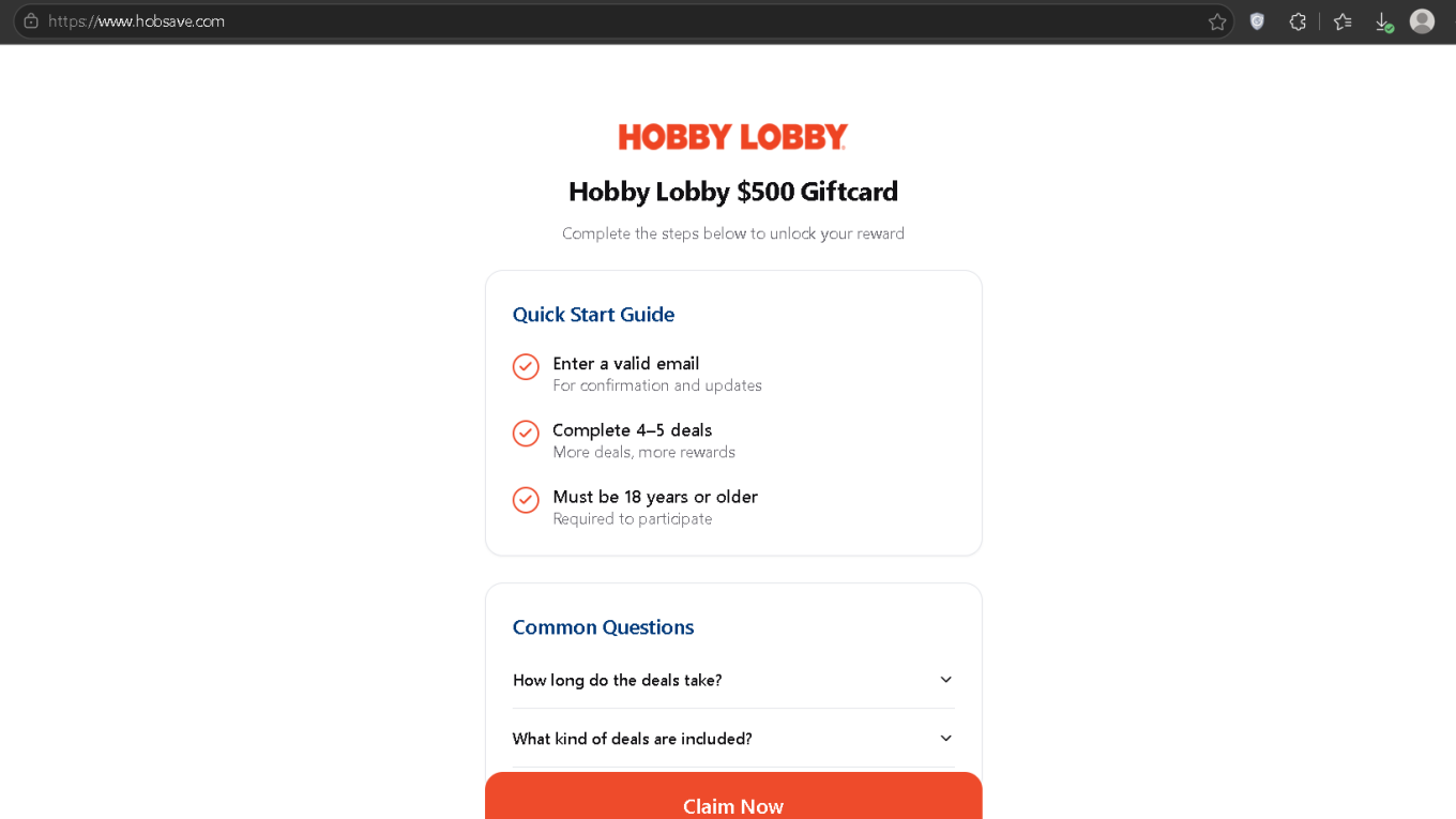 Hobsave Scam