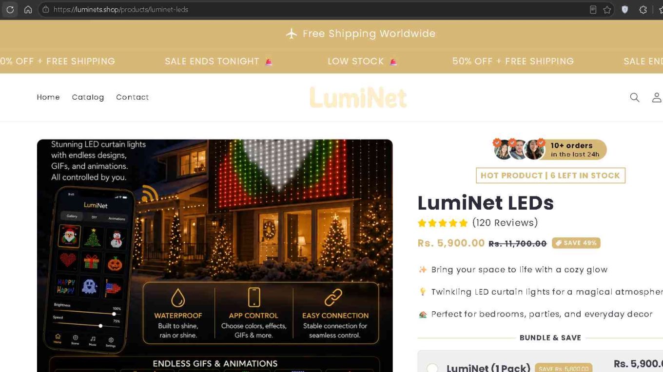 Luminets.shop Scam Review