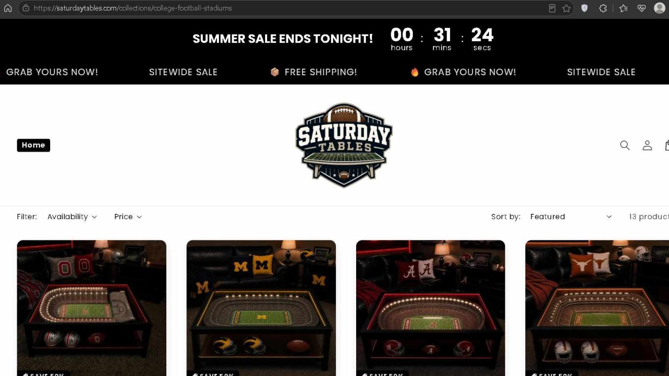 SaturdayTables Scam Screenshot