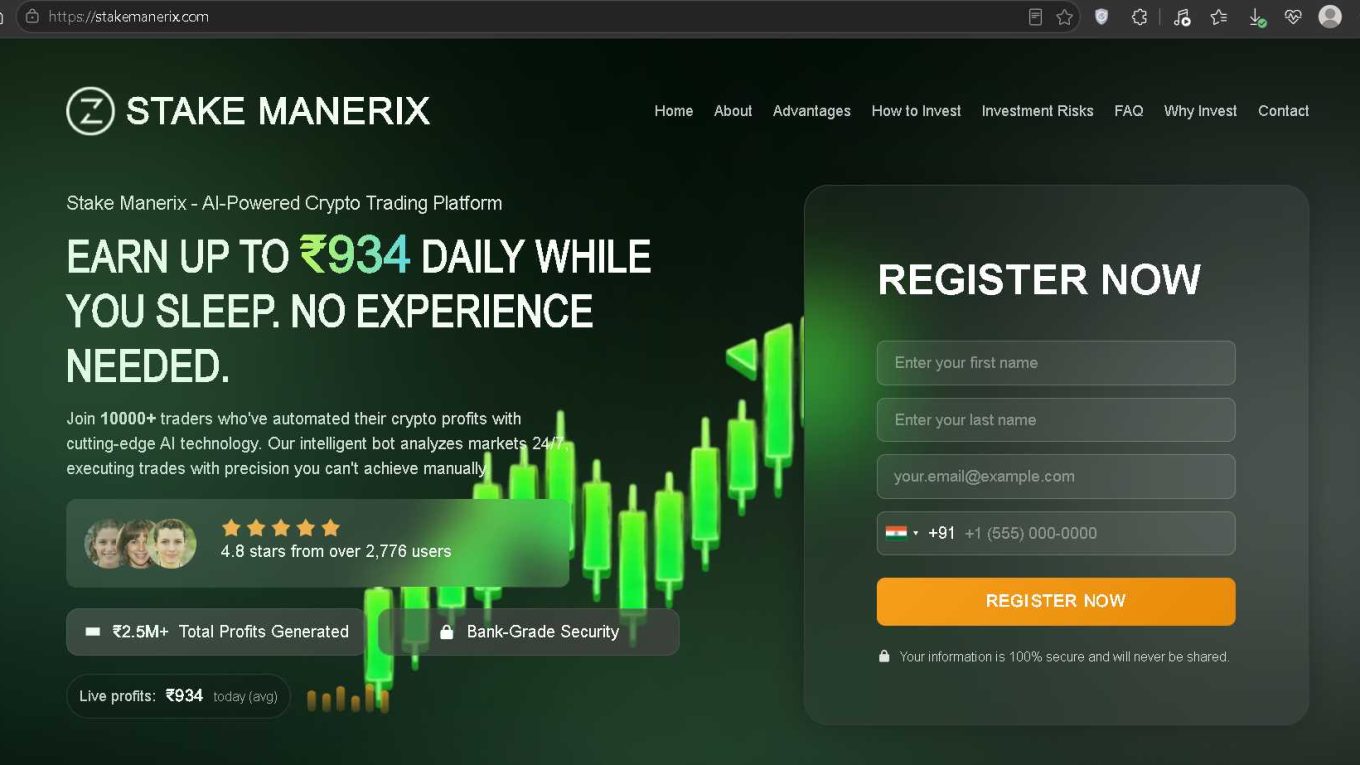 Stakemanerix Scam Review