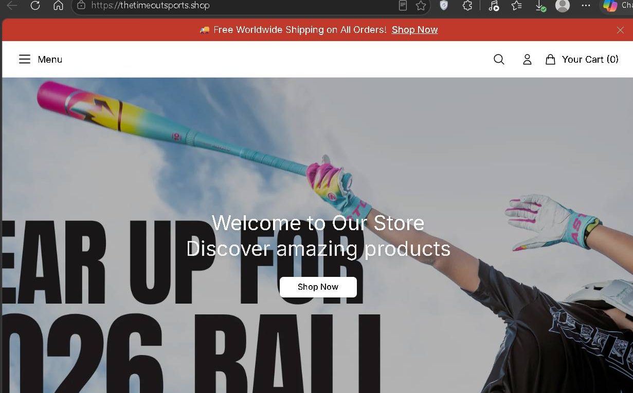 Thetimeoutsports.shop Review