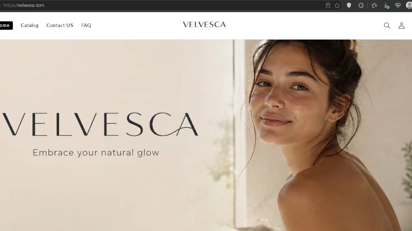 Velvesca Scam Screenshot