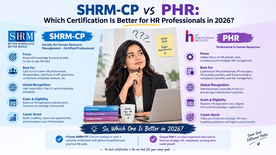 SHRM-CP vs PHR