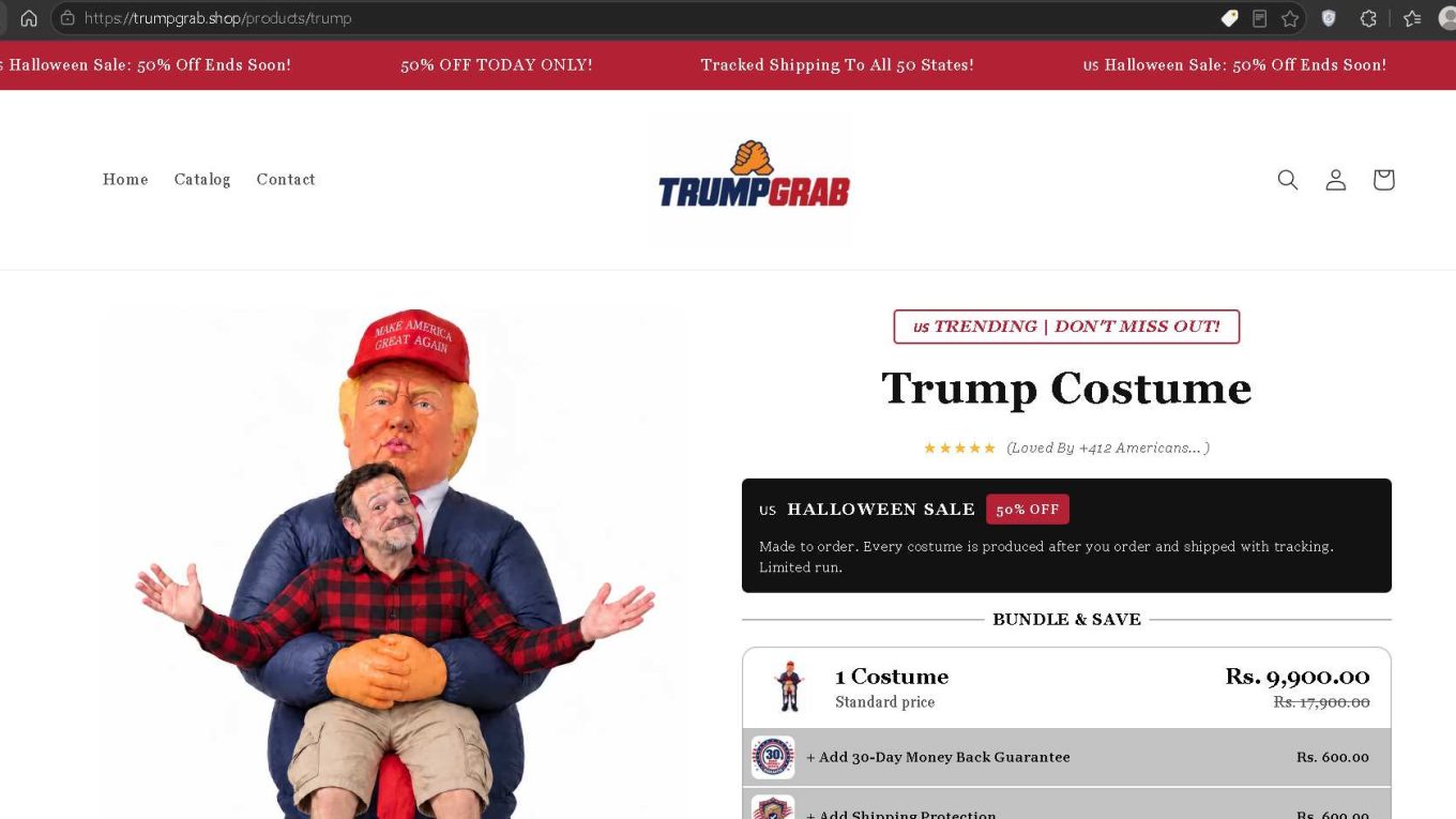 Trumpgrab.shop Review
