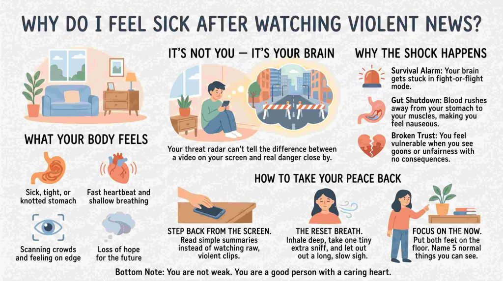 Why Do I Feel Sick After Watching Violent News Summary
